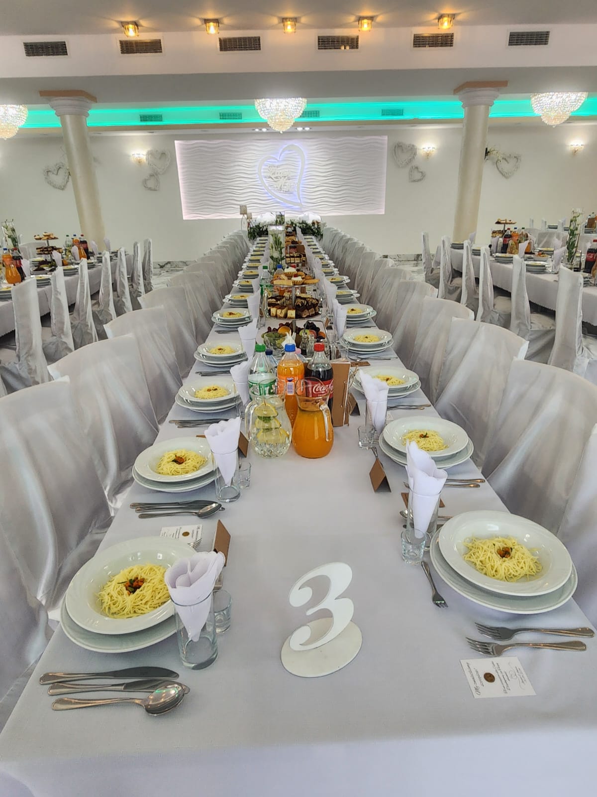 Sala weselna - widok ogólny